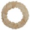 Vickerman Natural Botanicals 24" Natural Palm Spear Wreath. This wreath measures 24 inches in diameter. It features natural palm spear leaves on a coco fiber base. This is a dried and preserved natural product.